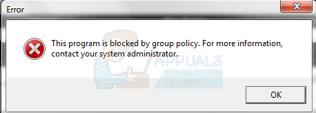 este programa está bloqueado-con-policy-group