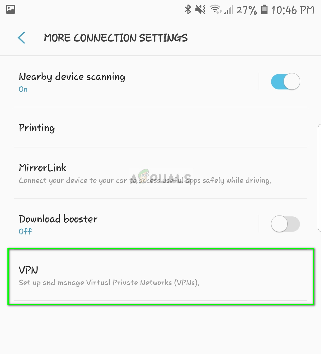 VPN - Configuración de conexión en Android