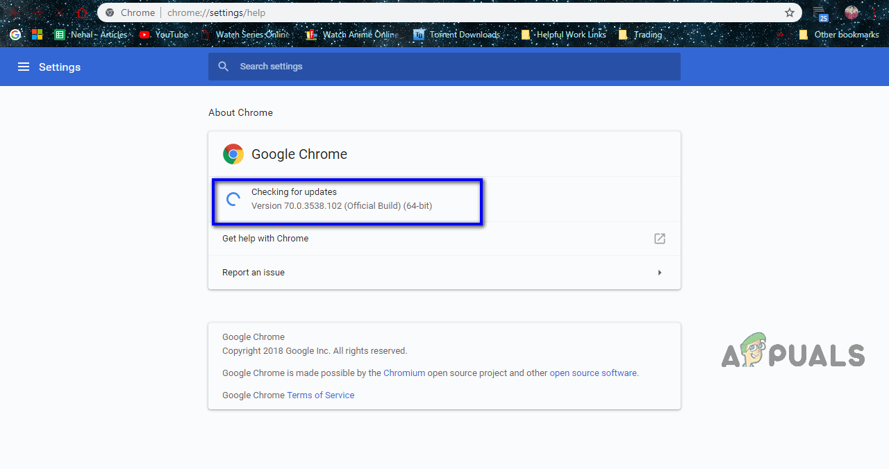 Chrome comenzará a buscar actualizaciones