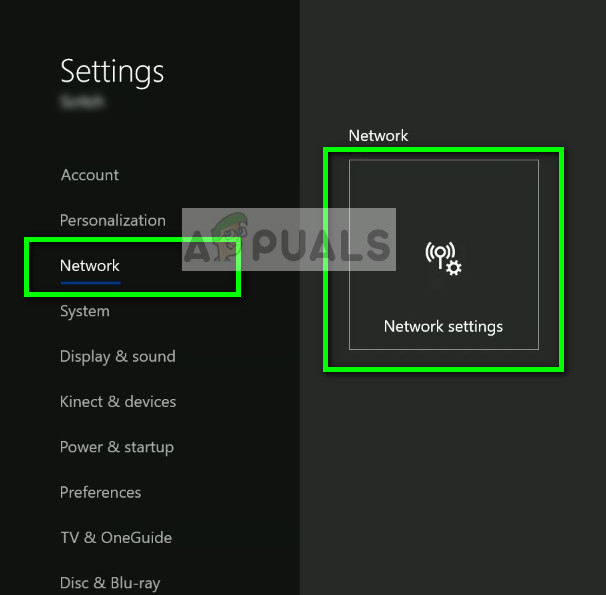 Configuración de red - Xbox