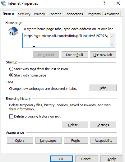 Deshabilitar proxy en Windows 10 en la configuración de red